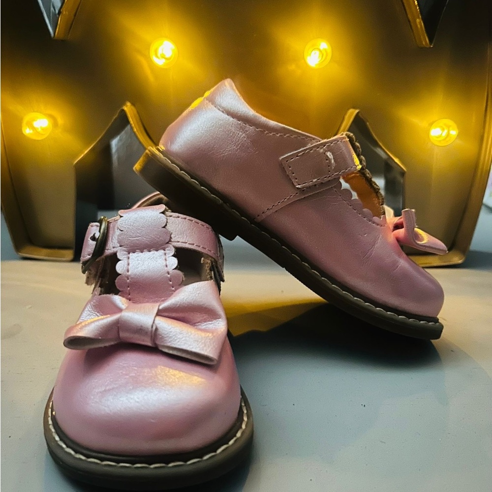 Pink Kids Shoes with Bow